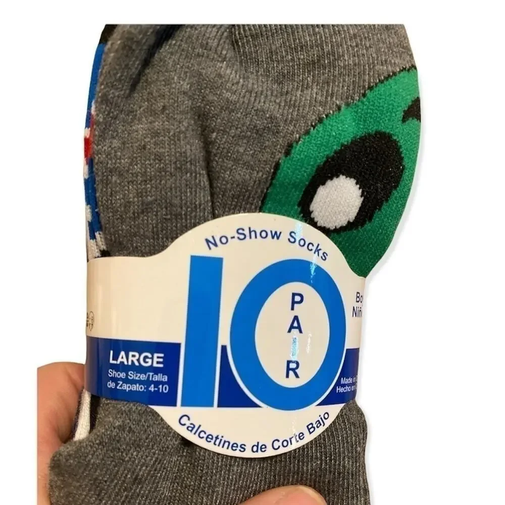 No Show Emoji Socks - 10 Pair New in Package